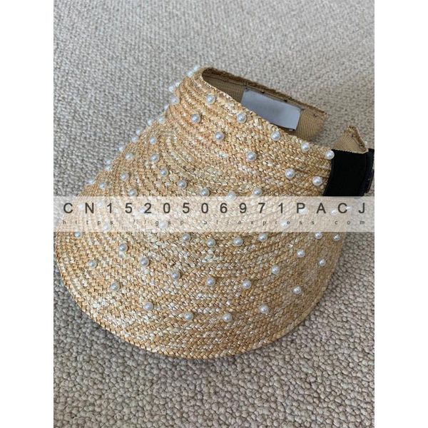 summer wild style pure natural straw straw pearl decoration empty sunscreen hat, Blue;gray
summer wild style pure natural straw straw pearl decoration empty sunscreen hat, Blue;gray