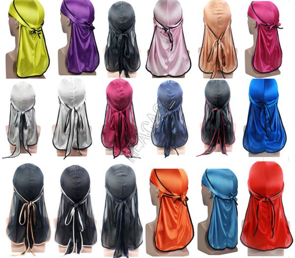 new durags designer silky durag long tail dorag silk wave waver caps headwrap bandana turban wigs headwear solid color pirate hat d82410, Yellow
new durags designer silky durag long tail dorag silk wave waver caps headwrap bandana turban wigs headwear solid color pirate hat d82410, Yellow