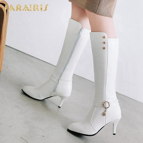 sarairis 2020 plus size 48 spike high heels knee high boots women shoes zip up metal comfy fashion boots female, Black
sarairis 2020 plus size 48 spike high heels knee high boots women shoes zip up metal comfy fashion boots female, Black