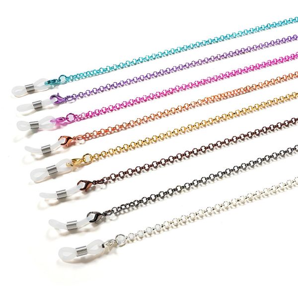 8colors o link chain glasses holder silicone antislip eyeglasses cord sunglasses chains necklace band accessories, Silver
8colors o link chain glasses holder silicone antislip eyeglasses cord sunglasses chains necklace band accessories, Silver
