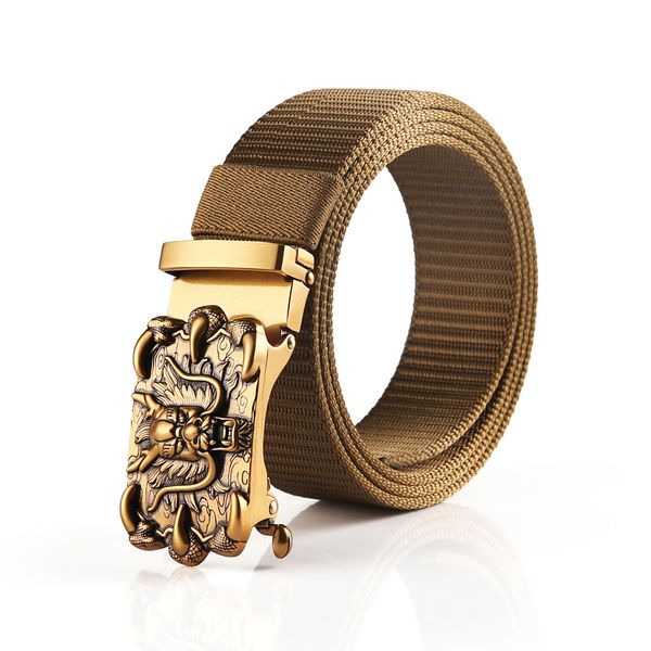 new high-grade pure nylon china bronze toothless automatic alloy buckle belt anti allergy outdoor strong2020, Black;brown
new high-grade pure nylon china bronze toothless automatic alloy buckle belt anti allergy outdoor strong2020, Black;brown