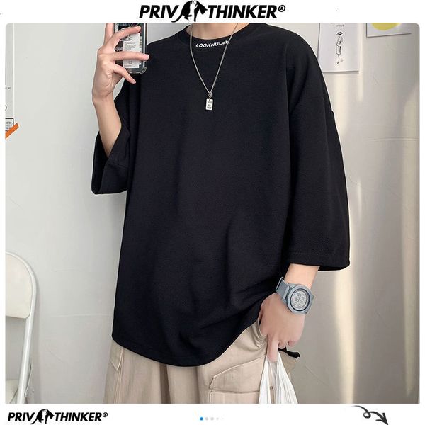 black white summer t shirts for men 2020 korean hip hop man fashion three-quarter sleeve t-shirt casual men, White;black
black white summer t shirts for men 2020 korean hip hop man fashion three-quarter sleeve t-shirt casual men, White;black