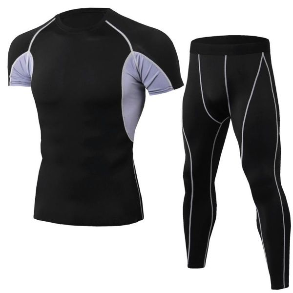 2-piece men's jacket short sleeve + pants exercise quick drying suit training running cycling elastic tight fit, Black;blue
2-piece men's jacket short sleeve + pants exercise quick drying suit training running cycling elastic tight fit, Black;blue