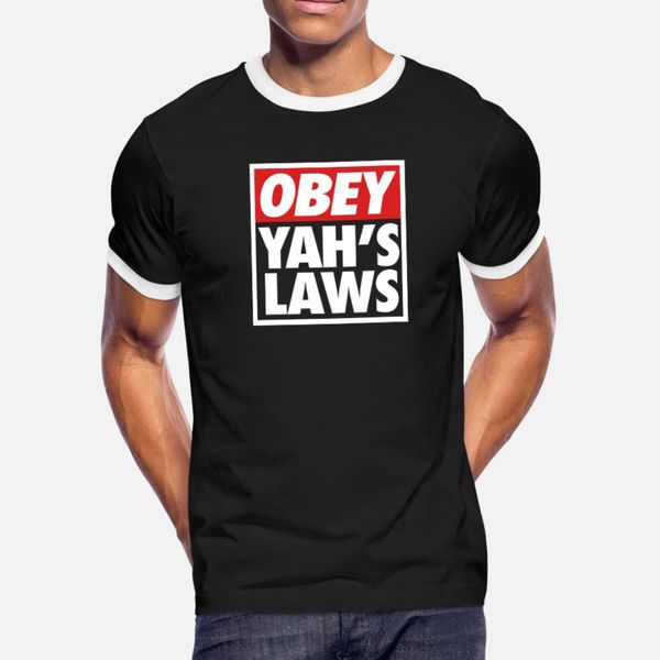 obey yah s laws blk t shirt men designs 100% cotton round neck homme fit casual spring normal shirt
obey yah s laws blk t shirt men designs 100% cotton round neck homme fit casual spring normal shirt