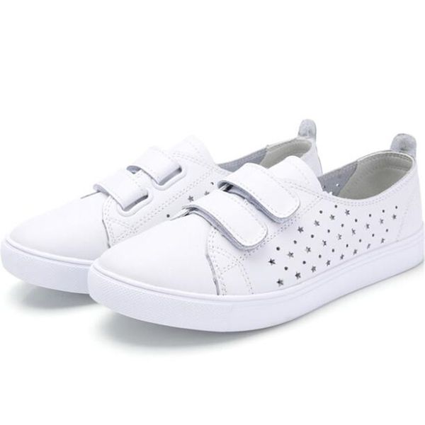 2020 spring casual comfortable flat shoes hollow breathable genuine leather shoes white fashion popular women, Black
2020 spring casual comfortable flat shoes hollow breathable genuine leather shoes white fashion popular women, Black