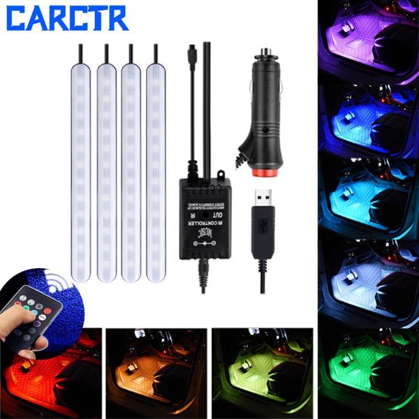 carctr 4 in1 car atmosphere light foot light usb lighter remote control multiple modes automotive interior decorative lights
carctr 4 in1 car atmosphere light foot light usb lighter remote control multiple modes automotive interior decorative lights