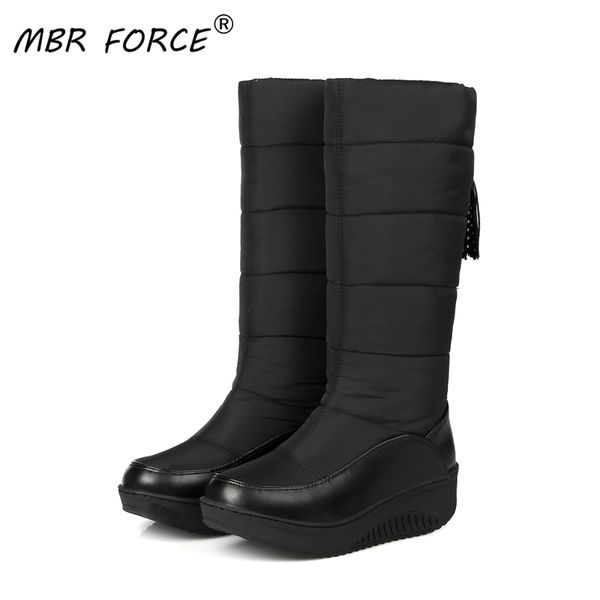 mbr force big size 35-44 warm snow boots women platform waterproof mid calf winter woman down fringe boots female high quality, Black
mbr force big size 35-44 warm snow boots women platform waterproof mid calf winter woman down fringe boots female high quality, Black