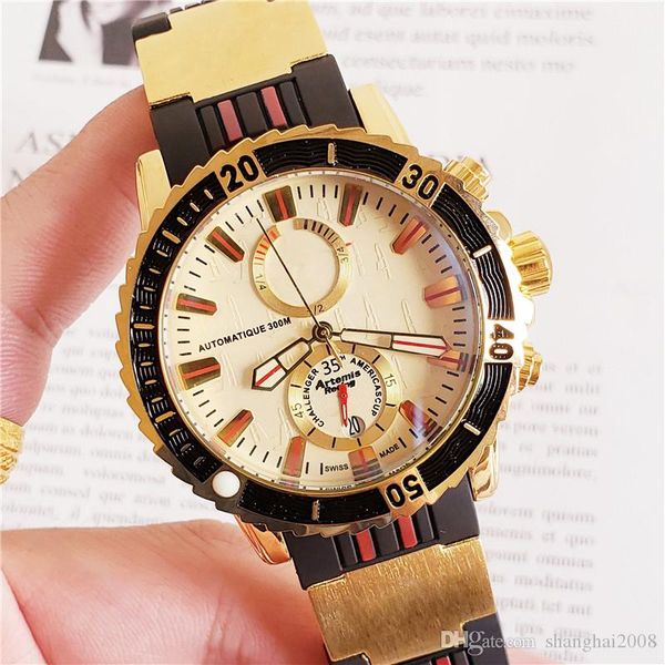 brand ulysse watches stainless steel quartz movement wristwatch famous brand men watches athens relogio clock masculino un watches, Slivery;brown
brand ulysse watches stainless steel quartz movement wristwatch famous brand men watches athens relogio clock masculino un watches, Slivery;brown