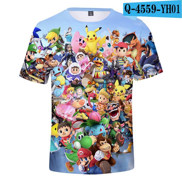 super smash bros. game boys men brand 3d print shirts kawaii anime oversized men clothing
super smash bros. game boys men brand 3d print shirts kawaii anime oversized men clothing