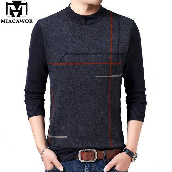 men's sweaters miacawor winter warm men sweater wool pullover mens patchwork slim fit jumpers o-neck sueter hombre clothing y287, White;black
men's sweaters miacawor winter warm men sweater wool pullover mens patchwork slim fit jumpers o-neck sueter hombre clothing y287, White;black