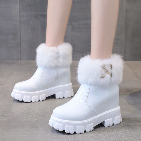 2020 autumn fashion women boots inner height plush snow boots winter keep warm ankle, Black
2020 autumn fashion women boots inner height plush snow boots winter keep warm ankle, Black
