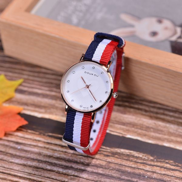 british style cardamom 3367 diamond set woven belt korean fashion student white collar quartz watch canvas watch nylon watch, Slivery;brown
british style cardamom 3367 diamond set woven belt korean fashion student white collar quartz watch canvas watch nylon watch, Slivery;brown
