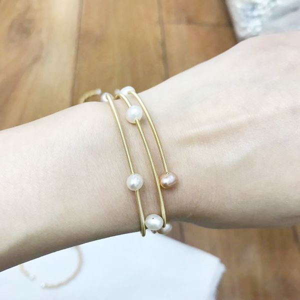 luxury baroque freshwater pearl bangles boho statement cuff pearl bracelet accessories mujer gift for women, Black
luxury baroque freshwater pearl bangles boho statement cuff pearl bracelet accessories mujer gift for women, Black