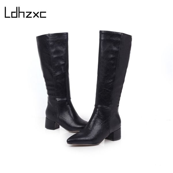 boots ldhzxc euro style plus size female high heels fashion party night club shoes woman winter warm women knee western, Black
boots ldhzxc euro style plus size female high heels fashion party night club shoes woman winter warm women knee western, Black