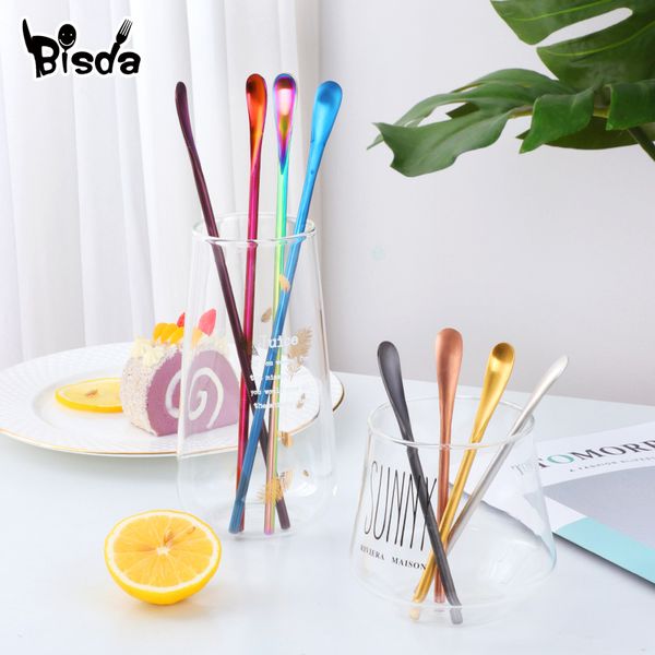 spoons stainless steel stirring golden long handle ice spoon bar tableware 8 color honey salt tool short cake scoop party tools
spoons stainless steel stirring golden long handle ice spoon bar tableware 8 color honey salt tool short cake scoop party tools