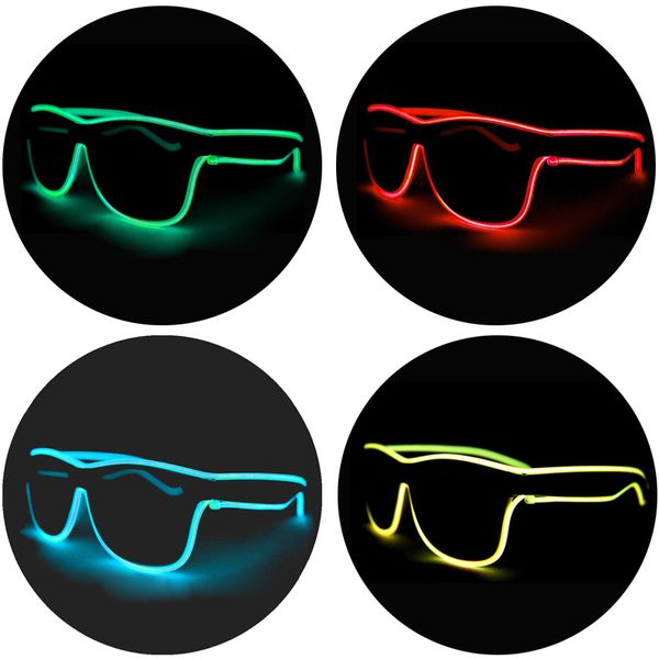 glowing glasses led gafas luminous bril neon christmas glow sunglasses flashing light glass for party supplies prop costumes
glowing glasses led gafas luminous bril neon christmas glow sunglasses flashing light glass for party supplies prop costumes