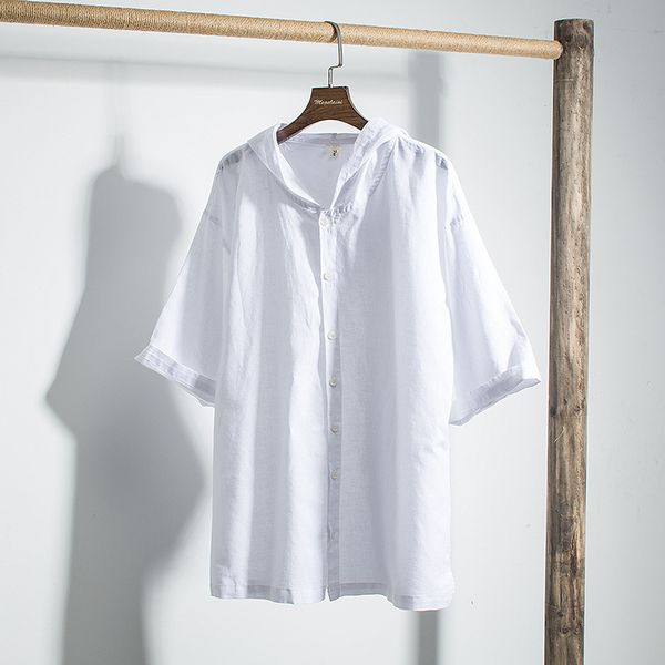 new men's hoodie shirts casual men cotton linen short-sleeved hooded sports shirt solid male spring summer clothing ts-500, White;black
new men's hoodie shirts casual men cotton linen short-sleeved hooded sports shirt solid male spring summer clothing ts-500, White;black