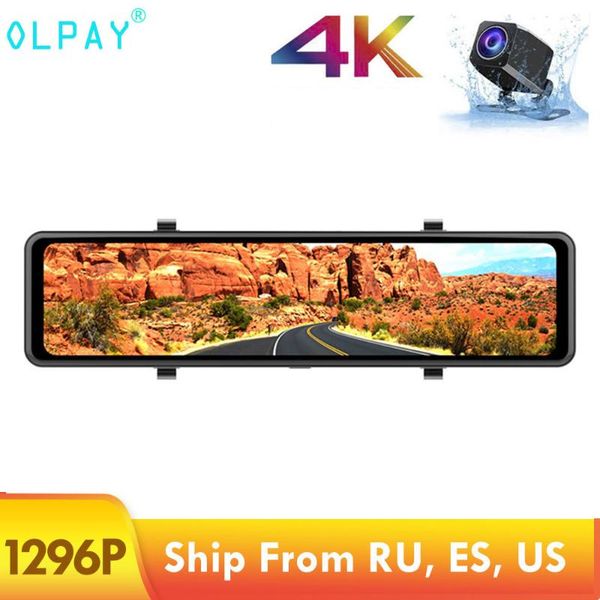 olpay fhd 1296p car dvr gps dash cam 4k 12 inch car camera night vision video recorder registrar with 1080p rear camera
olpay fhd 1296p car dvr gps dash cam 4k 12 inch car camera night vision video recorder registrar with 1080p rear camera
