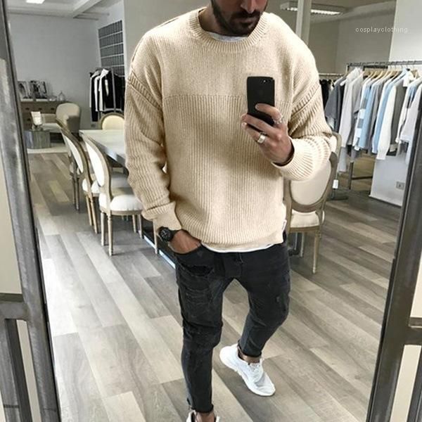 knitted sweater long sleeved bottoming mens fashion new sweaters solid color, White;black
knitted sweater long sleeved bottoming mens fashion new sweaters solid color, White;black