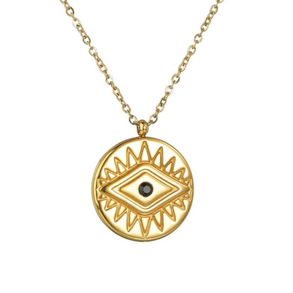 pendant necklaces vintage stainless steel devil's eye necklace classic fashion charm choker for women jewelry wholesale 2021, Silver
pendant necklaces vintage stainless steel devil's eye necklace classic fashion charm choker for women jewelry wholesale 2021, Silver