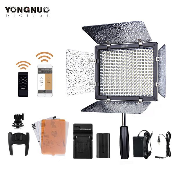 Yongnuo Yn300 Iii 3200-5500k Led Light On Camera Lighting For Wedding Yn300iii Led Panel Light With Battery Charger Ac Adapter