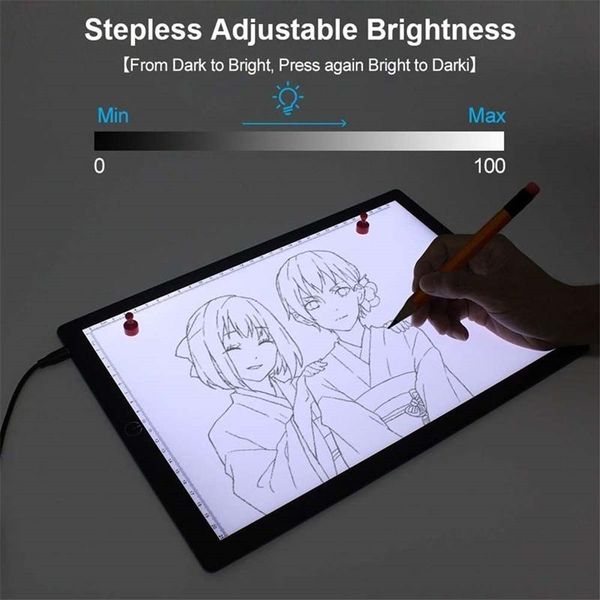 cgjxsa4 led drawing tablet digital graphics pad usb led light box copy board electronic art graphic painting writing table
cgjxsa4 led drawing tablet digital graphics pad usb led light box copy board electronic art graphic painting writing table