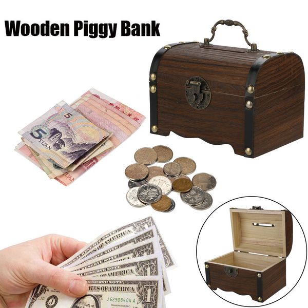 Wooden Piggy Bank Safe Money Box Savings With Lock Wood Carving Handmade Gift For Kids Decoration Home Decor
Wooden Piggy Bank Safe Money Box Savings With Lock Wood Carving Handmade Gift For Kids Decoration Home Decor