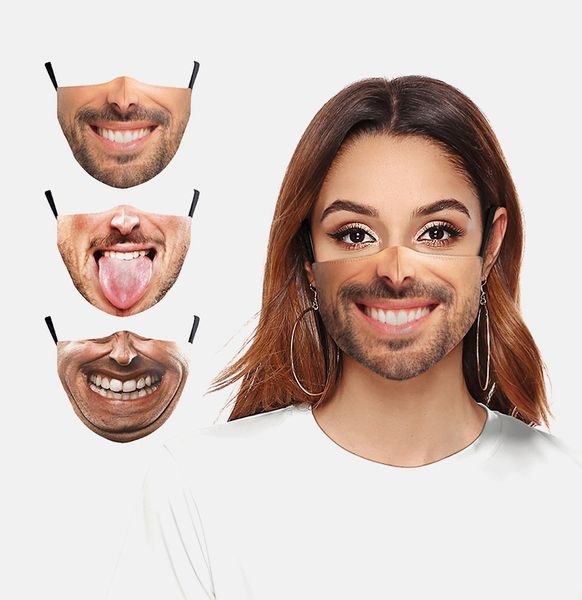 wholesale 20 pieces of masks halloween funny expression 3d digital printing ears adjustable masks outdoor riding dustproof protective masks 
wholesale 20 pieces of masks halloween funny expression 3d digital printing ears adjustable masks outdoor riding dustproof protective masks