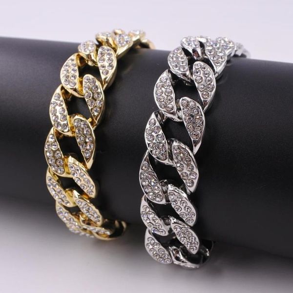 gold color 16mm crystal miami cuban chain bracelets mens jewelry iced out bling one row hip hop bracelets necklace for rapper, Black
gold color 16mm crystal miami cuban chain bracelets mens jewelry iced out bling one row hip hop bracelets necklace for rapper, Black