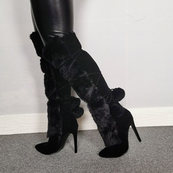 boots fashion fur botas cow suede leather over the knee long winter snow for women thigh shoes black brown
boots fashion fur botas cow suede leather over the knee long winter snow for women thigh shoes black brown