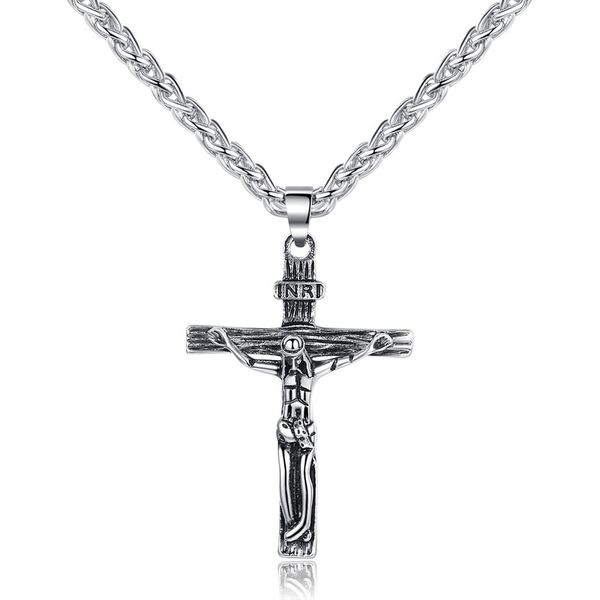 pendant necklaces silver color cross necklace men's fine stainless steel jesus jewelry religious gift
pendant necklaces silver color cross necklace men's fine stainless steel jesus jewelry religious gift