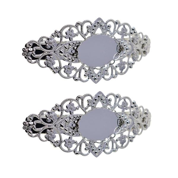 2x retro style fashion french clip diy supply barrette base hollowed style hair clip findings wedding jewelry making, Golden;silver
2x retro style fashion french clip diy supply barrette base hollowed style hair clip findings wedding jewelry making, Golden;silver