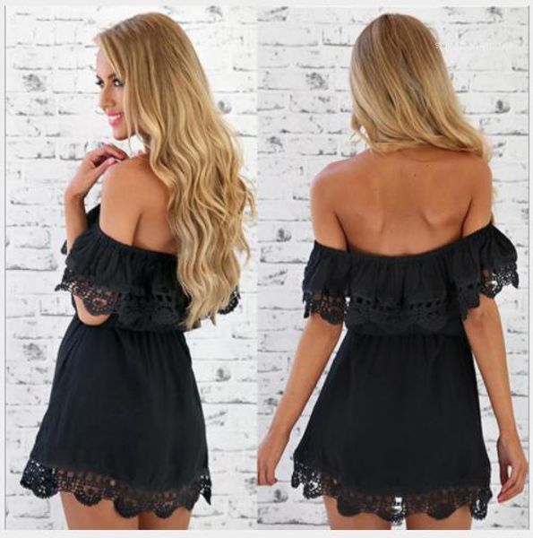 slim solid color short sleeved dresses fashion women party dresses lace designer women dresses slash neck, Black;gray
slim solid color short sleeved dresses fashion women party dresses lace designer women dresses slash neck, Black;gray