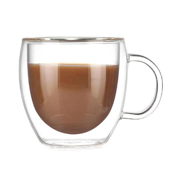 150ml double coffee mugs with handle mugs drinking insulation double wall glass cup creative gift drinkware milk dropship
150ml double coffee mugs with handle mugs drinking insulation double wall glass cup creative gift drinkware milk dropship