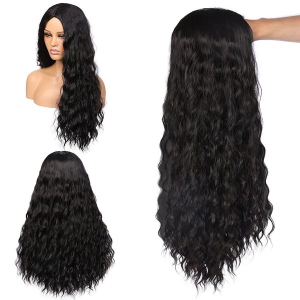 popular women wig european and american wigs ladies black long curly hair delicate rose mesh wig headgear
popular women wig european and american wigs ladies black long curly hair delicate rose mesh wig headgear