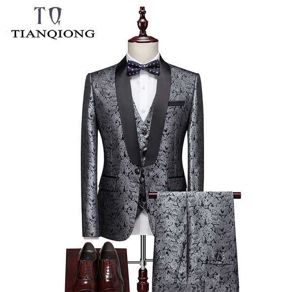 men's suits & blazers tian qiong 2021 jacquard printed men suit slim fit groom wedding tuxedo party male royal blue s-5xl, White;black
men's suits & blazers tian qiong 2021 jacquard printed men suit slim fit groom wedding tuxedo party male royal blue s-5xl, White;black
