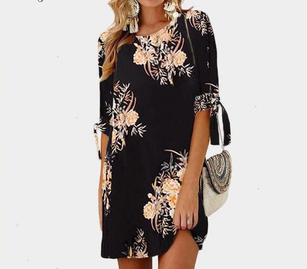 women summer dress boho style floral print chiffon beach dress tunic sundress loose mini party dress plus size 5xl designer clothes, Black;gray
women summer dress boho style floral print chiffon beach dress tunic sundress loose mini party dress plus size 5xl designer clothes, Black;gray