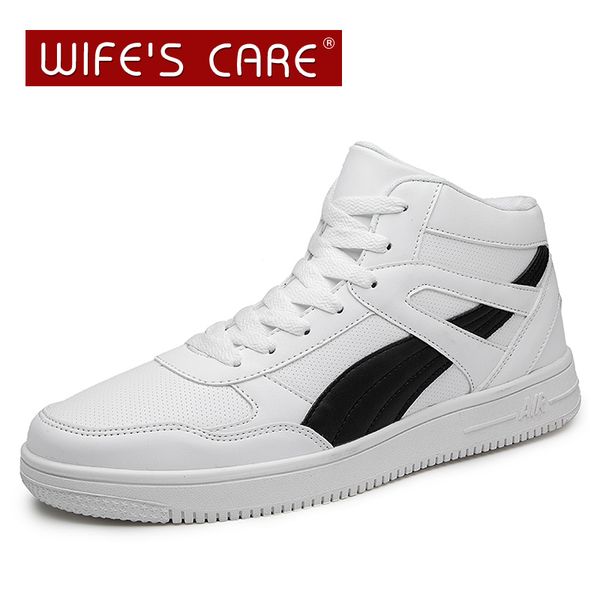 high mens casual shoes lace up sneakers male comfortable trainers leather casual shoes men tenis zapatillas hombre 2020, Black
high mens casual shoes lace up sneakers male comfortable trainers leather casual shoes men tenis zapatillas hombre 2020, Black