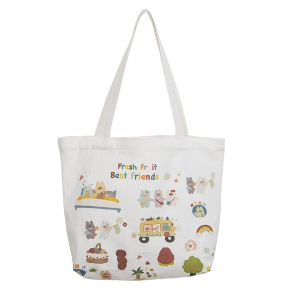 new women's large-capacity shopping bag cartoon printed canvas shoulder bag bolsa feminina luxury handbag
new women's large-capacity shopping bag cartoon printed canvas shoulder bag bolsa feminina luxury handbag