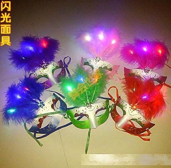 new year chirstmas gift flashing lovely special masquerade mask led light colorful eye-catching christmas mask female mask feather masks
new year chirstmas gift flashing lovely special masquerade mask led light colorful eye-catching christmas mask female mask feather masks