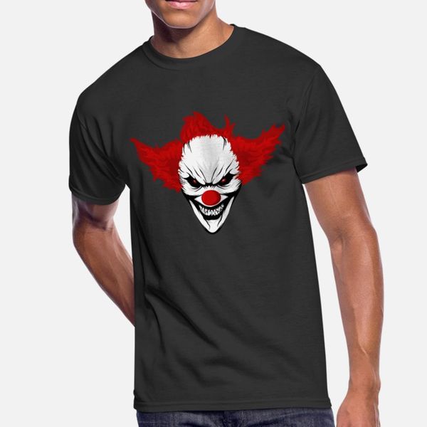 evil clown halloween killer clowns t shirt men create cotton s-xxxl family loose fashion spring autumn letters shirt