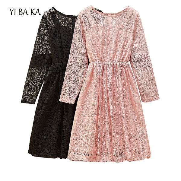plus size -4xl women dress lace hollow out black dress vestidos autumn winter longsleeve o neck casual lace, Black;gray
plus size -4xl women dress lace hollow out black dress vestidos autumn winter longsleeve o neck casual lace, Black;gray