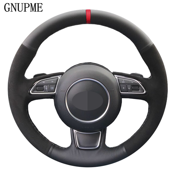 diy black suede leather car steering wheel cover for audi a3 a4 a5 a6 a7 allroad rs 7 2014 2015 s6 s7 s8 2013-2018
diy black suede leather car steering wheel cover for audi a3 a4 a5 a6 a7 allroad rs 7 2014 2015 s6 s7 s8 2013-2018