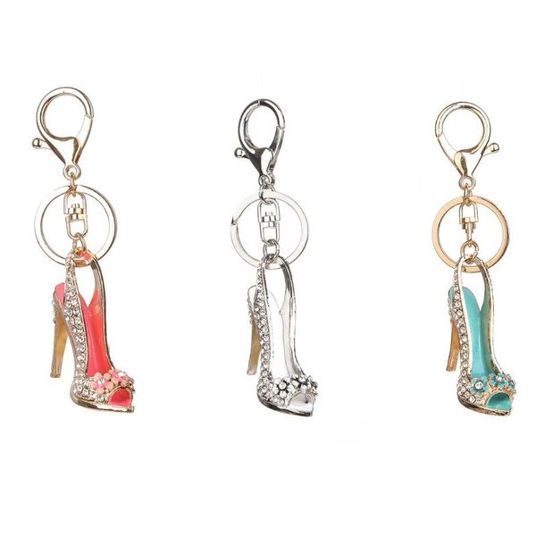new high-heeled shoes keychain women rhinestone bag handbag girl lovely key holder women 3 colors bag accessories fashion ladies, Silver
new high-heeled shoes keychain women rhinestone bag handbag girl lovely key holder women 3 colors bag accessories fashion ladies, Silver