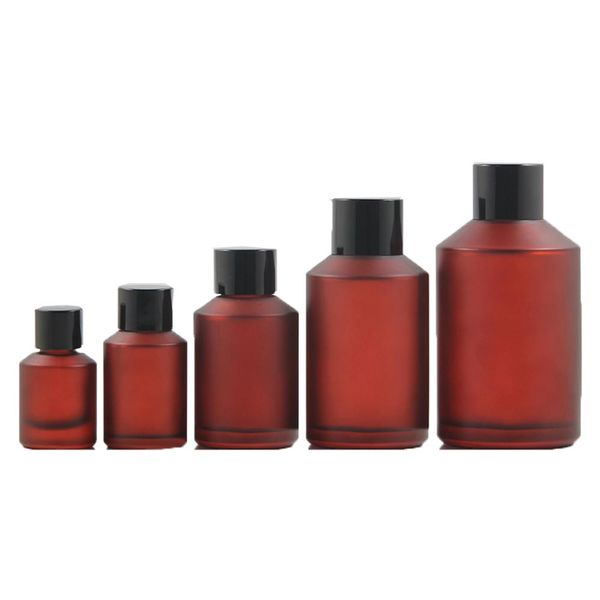 new style 125ml round glass essential oil bottle in red frosted, empty glass oil bottle dispenser packaging for serum or lotion
new style 125ml round glass essential oil bottle in red frosted, empty glass oil bottle dispenser packaging for serum or lotion