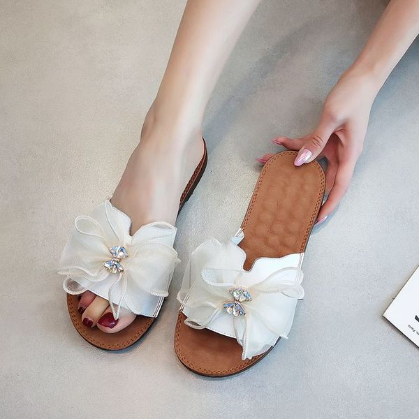 coolulu 2020 woman house slippers summer sandals open toe bow flat sandalias beach slippers women slides sandals 35-40, Black
coolulu 2020 woman house slippers summer sandals open toe bow flat sandalias beach slippers women slides sandals 35-40, Black