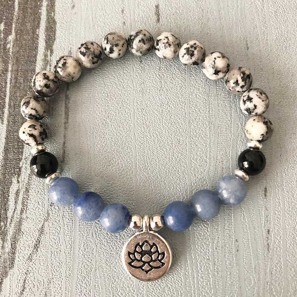 8mm sesame j-asper & blue aventurine black onyx mala bracelet stress relief om lotus buddha bracelet yoga wrist for men, Golden;silver
8mm sesame j-asper & blue aventurine black onyx mala bracelet stress relief om lotus buddha bracelet yoga wrist for men, Golden;silver