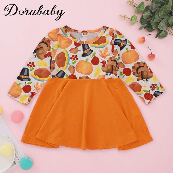 dorababy fall new style thanksgiving day style princess baby girls' clothing dress orange pumpkin turkey print outfit, Red;yellow
dorababy fall new style thanksgiving day style princess baby girls' clothing dress orange pumpkin turkey print outfit, Red;yellow