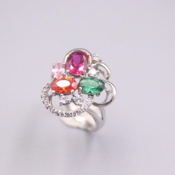 cluster rings genuine/original silver 925 sterling ring christmas present for women ladies crystal gemstone diamond engagement, Golden;silver
cluster rings genuine/original silver 925 sterling ring christmas present for women ladies crystal gemstone diamond engagement, Golden;silver