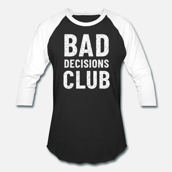 bad decisions club t shirt men printing 100% cotton round collar vintage fitness humor spring autumn slim shirt
bad decisions club t shirt men printing 100% cotton round collar vintage fitness humor spring autumn slim shirt